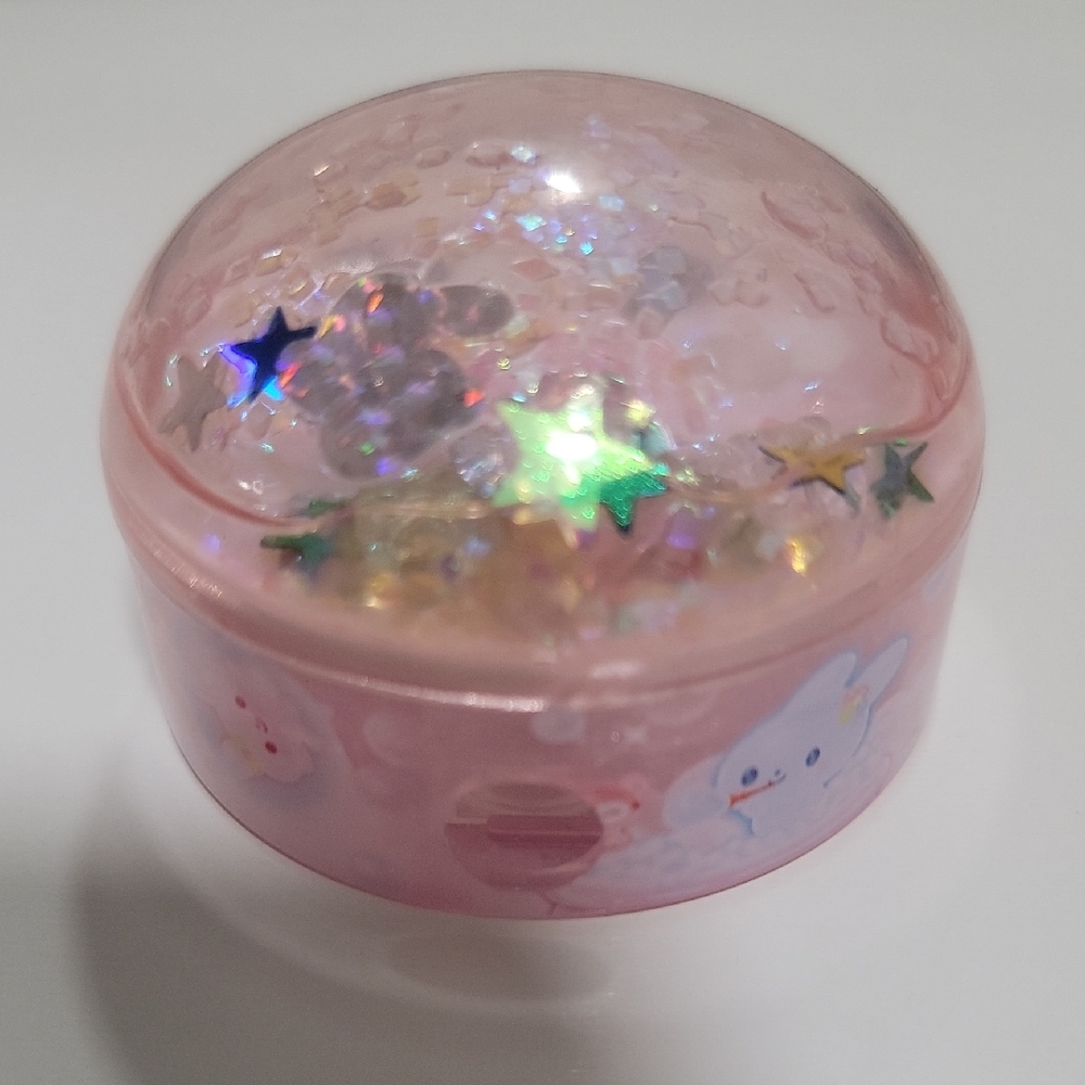 Sanrio Limited Edition Made In Taiwan Shabondamon Glittery Pencil Sharpener